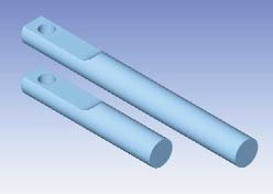 support rod for fixation of flange holders