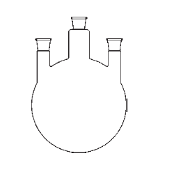 Three-neck round bottom flasks ST