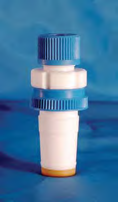 High performance PTFE (hp) stirrer guide for standard taper ground glass joints